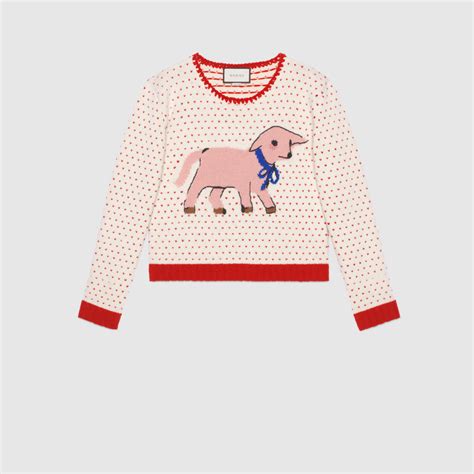 gucci sweater with lamb|gucci jumper women.